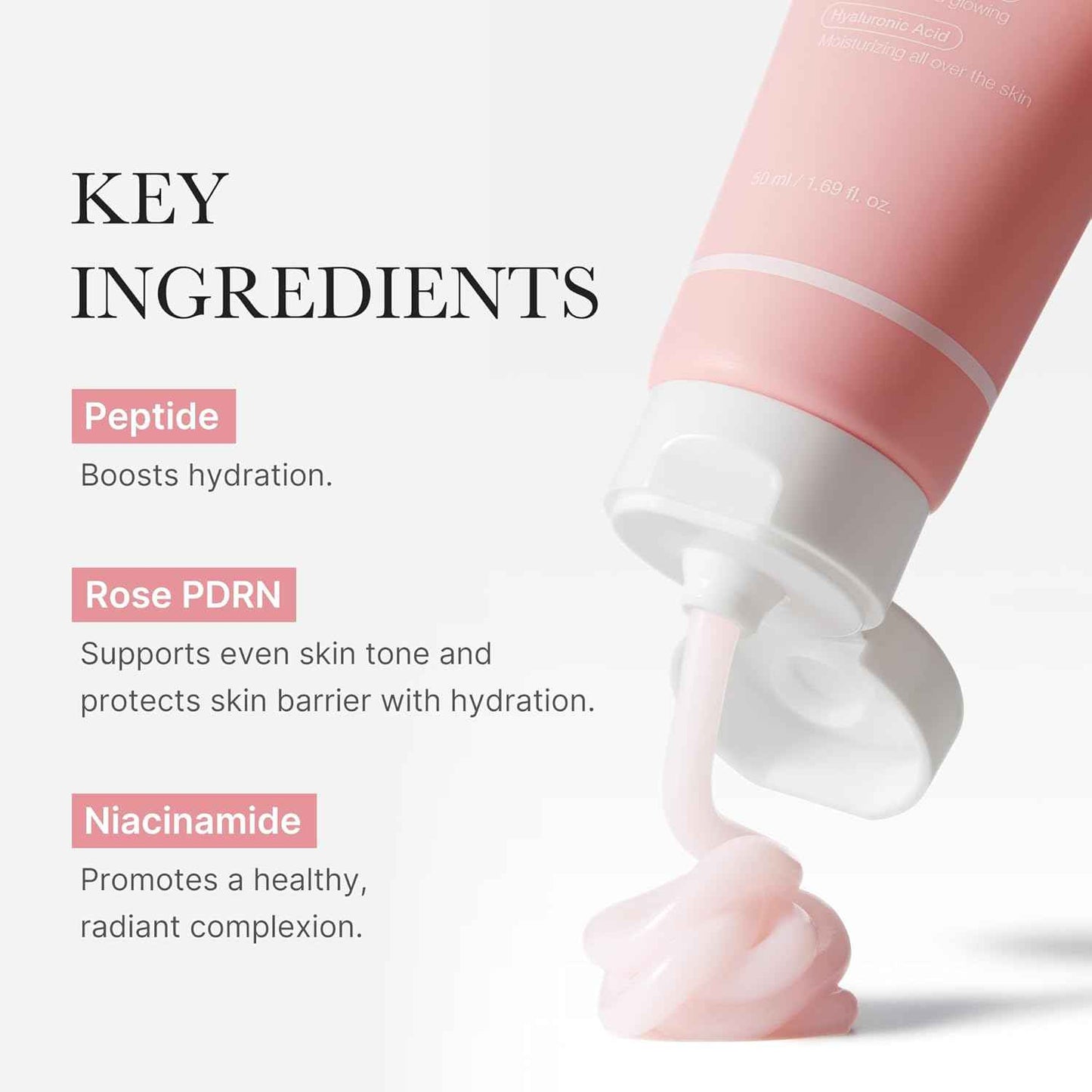 medicube PDRN Pink Hyaluronic Moisturizing Cream | Blemish Recovery, Relief & Hydrating Care | Restores Skin Elasticity & Glow | Korean Skincare for Even Skin Tone & Pore Care