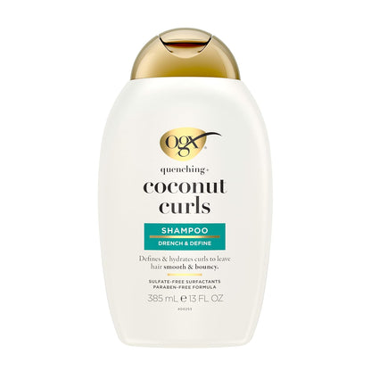 OGX_Quenching_+_Coconut,_Curl-Defining_Shampoo,_Hydrating_&_Nourishing_Curly_Hair_Shampoo_with_Coconut_Oil,_Citrus_Oil_&_Honey,_Paraben,_Sulfate-Free_Surfactants,_13_floz