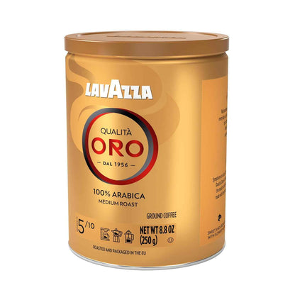 Lavazza Qualità Oro Ground Coffee, Medium Roast, 100% Arabica