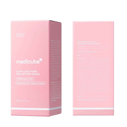 medicube PDRN Pink Peptide Serum | Hydrating Serum with Hyaluronic Acid | Fast-Absorbing Glow Care for Skin Clarity | Korean Skincare