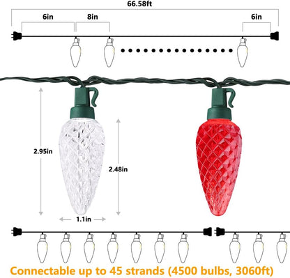 Brizled_100_LED_C9_Red_&_White_Christmas_Lights,_66FT_Faceted_Christmas_Lights,_Connectable_Outdoor_Strawberry_String_Light,_120V_UL_Certified_Indoor_Xmas_Light_for_Tree_House_Garden_Party_&_Holiday
