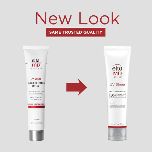 EltaMD_UV_Sheer_Face_and_Body_Sunscreen_SPF_50+,_No_White_Cast_Sunscreen_with_Transparent_Zinc_Oxide_and_Hyaluronic_Acid,_Moisturizes_and_Protects
