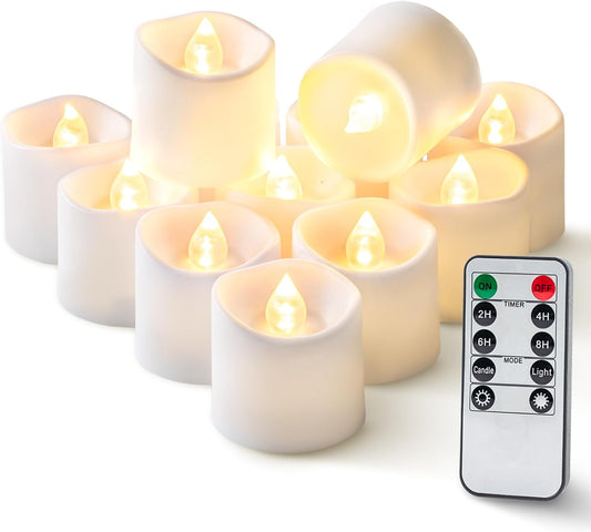 Homemory_12Pack_400+Hour_Remote_Control_Flameless_Candles,_2/4/6/8H_Timer_Led_Votive_Candles,_Battery_Operated_Tea_Lights_for_Wedding_Table_Centerpiece,_Holidays,_Halloween_Pumpkins,_Christmas_Decor