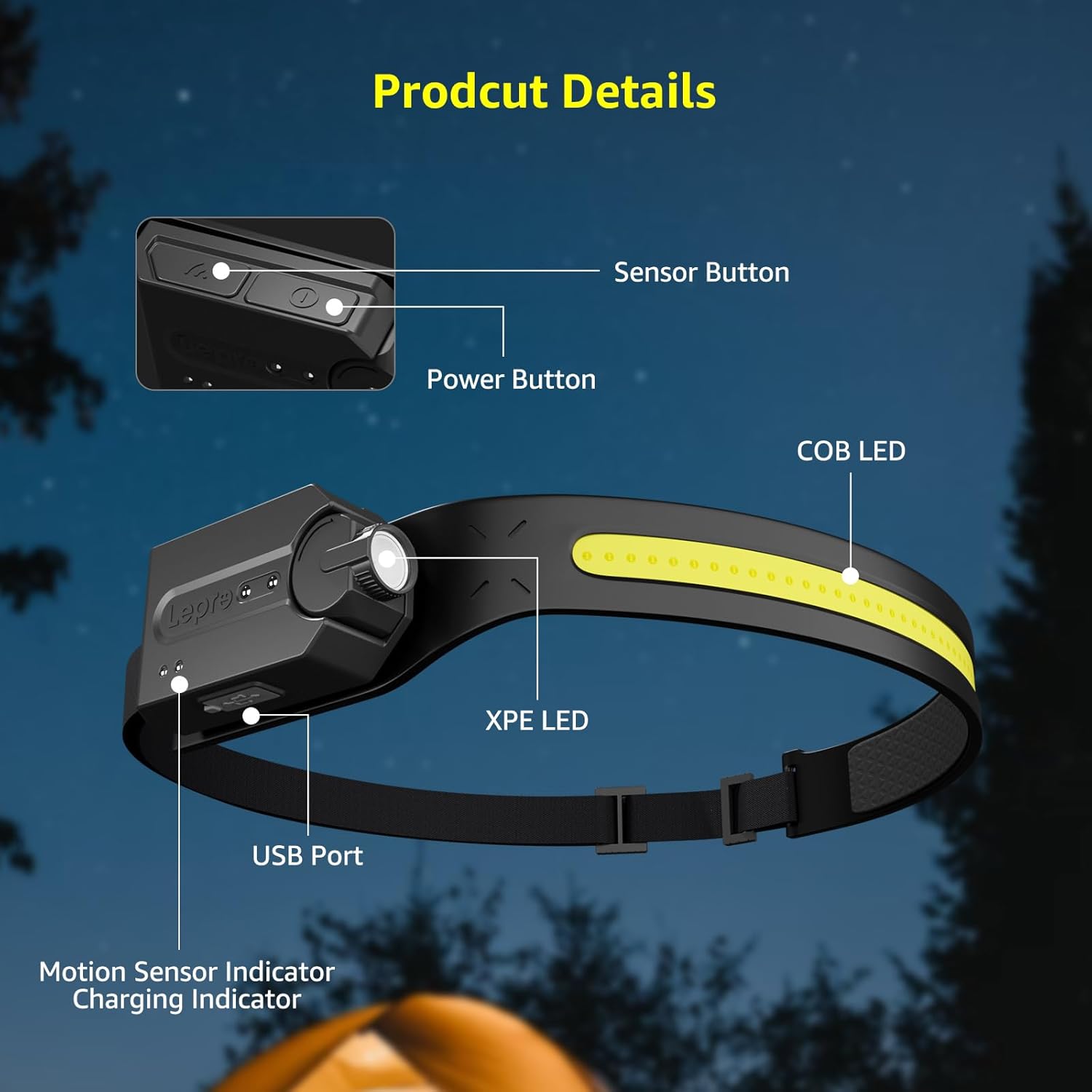 Lepro_Headlamp_-_Super_Bright_LED_Head_Lamp_Rechargeable_with_230°Wide_Beam,_Adjustable_Spotlight,_Motion_Sensor,_5_Modes,_Waterproof_Lightweight_Headlight_Flashlight_for_Camping_Running