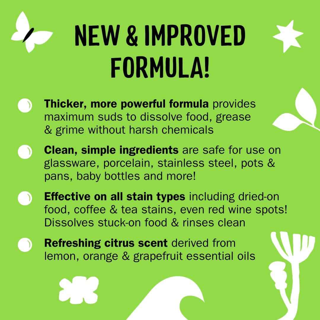 Molly's Suds Liquid Dish Soap | Clean, Simple Ingredients | Extra Scrubbing Power