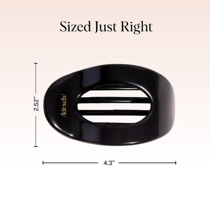 Kitsch_Large_Flat_Claw_Clips_for_Women_-_Stylish_Flat_Hair_Clips,_Strong_Hold_for_Thick_&_Fine_Hair_|_Non-Slip_for_Secure,_Comfortable_All-Day_Wear_|_Ideal_Gifts_for_Women_-_Black