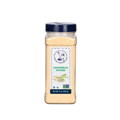 MISS VIETSPICE Lemongrass Powder, 8 Oz (226 gr), Non-GMO, Soured from Vietnam, Ground Lemongrass, Lemongrass Herb, Lemon Grass Stalks, Flavored Herb For Cooking, Smoothies, Tea