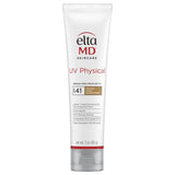 EltaMD UV Physical Tinted Sunscreen SPF for Face, 100% Mineral Active Sunscreen, Transparent Zinc Oxide Finish
