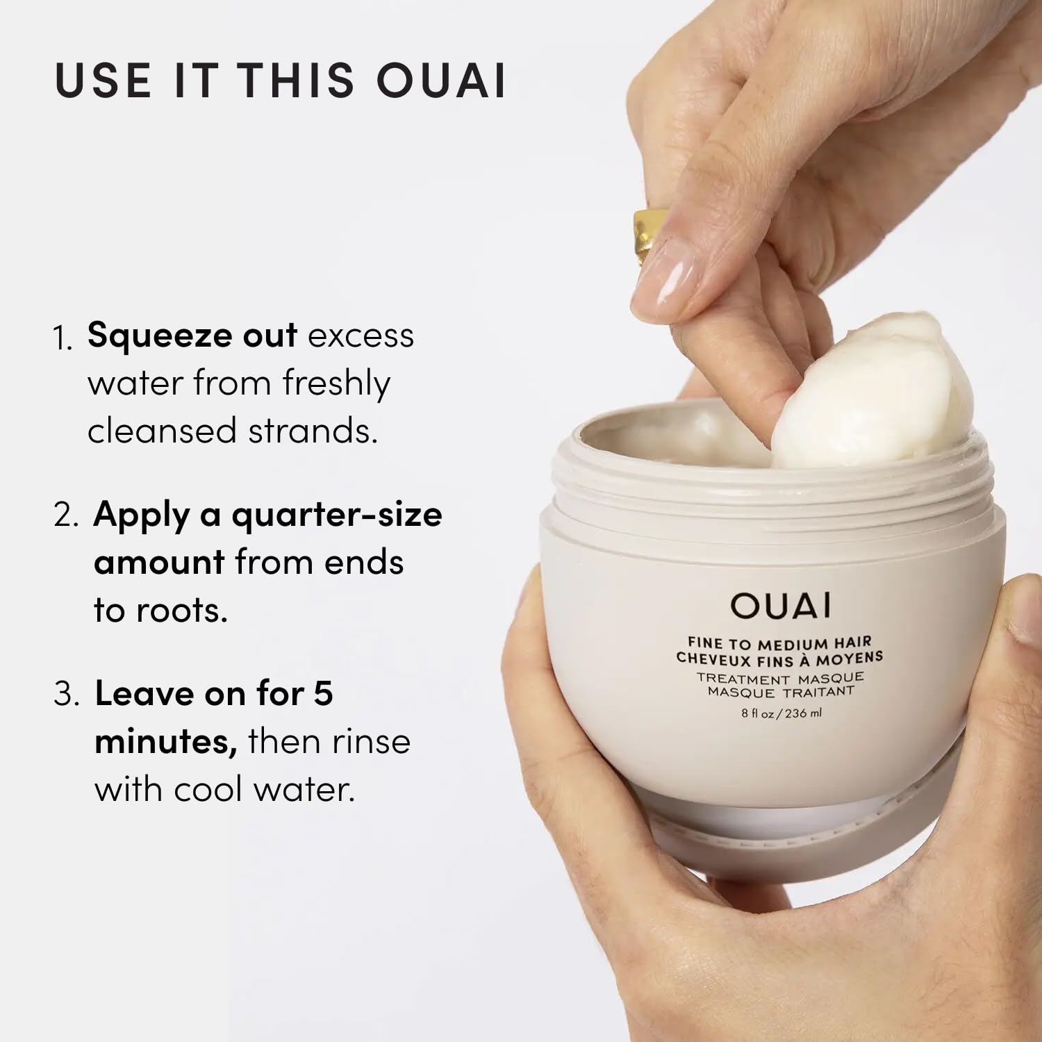 OUAI_Fine_to_Medium_Hair_Treatment_Mask_-_Lightweight_Deep_Conditioning_Hair_Mask_with_Shea_Butter,_Keratin_&_Panthenol_-_Helps_Hydrate,_Fight_Frizz,_Strengthen_&_Repair_Damage_(3.4_oz)