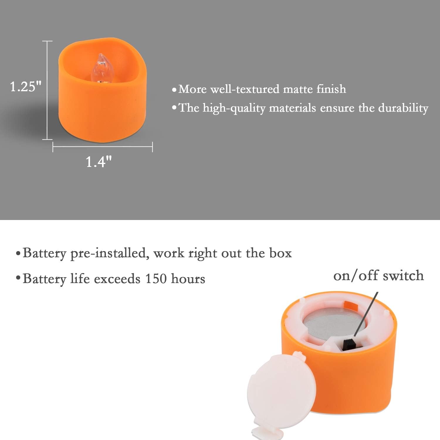 Homemory_Halloween_12_Pack_Orange_Tea_Light_Candles,_Battery_Operated_LED_Tealights,_Small_Pumpkins_Lights,_Flameless,_Electric_Fake_Tea_Candles,_1.4"x1.25"