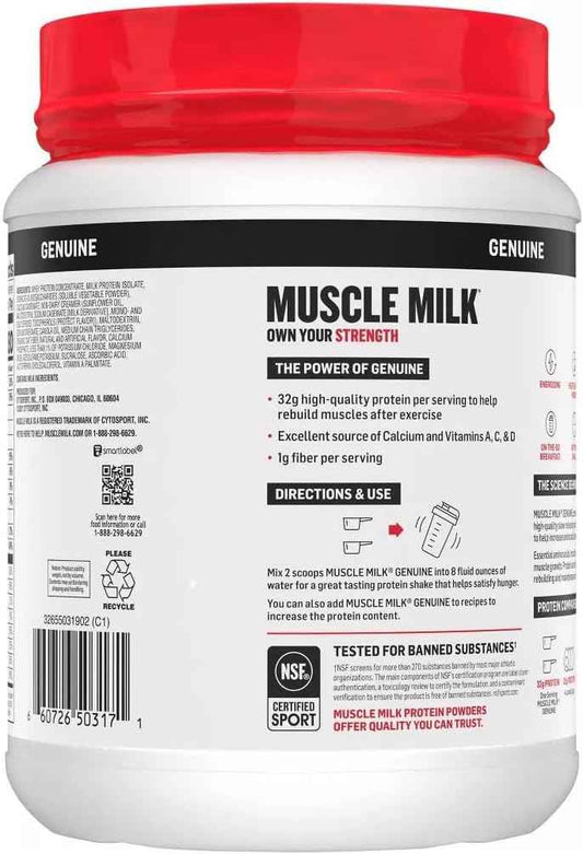 Muscle Milk Lean Muscle Vanilla Creme Protein Powder, 1.93 Pound