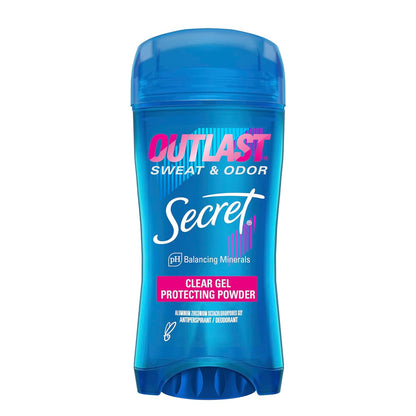 Secret_Outlast_Antiperspirant_Deodorant_for_Women,_Clear_Gel,_72hr_Sweat_and_Odor_Protection,_PH_Balancing_Minerals,_Long_Lasting_Underarm_Deodorant_Gel,_Protecting_Powder_Scent,_2.6_oz