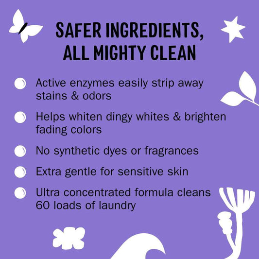 Molly's Suds Super Powder Detergent | Extra Strength Laundry Soap, Stain Fighting | Sensitive Skin | Simple, Effective Ingredients