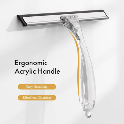 AmazerBath_Shower_Squeegee_for_Glass_Doors,_All-Purpose_Squeegee_with_Suction_Hook_&_Adhesive_Hook,_Clear_Squeegee_for_Shower_Glass,_Windows,_Mirrors,_Tiles_and_Car_Windows_-_10_Inches,_Clear
