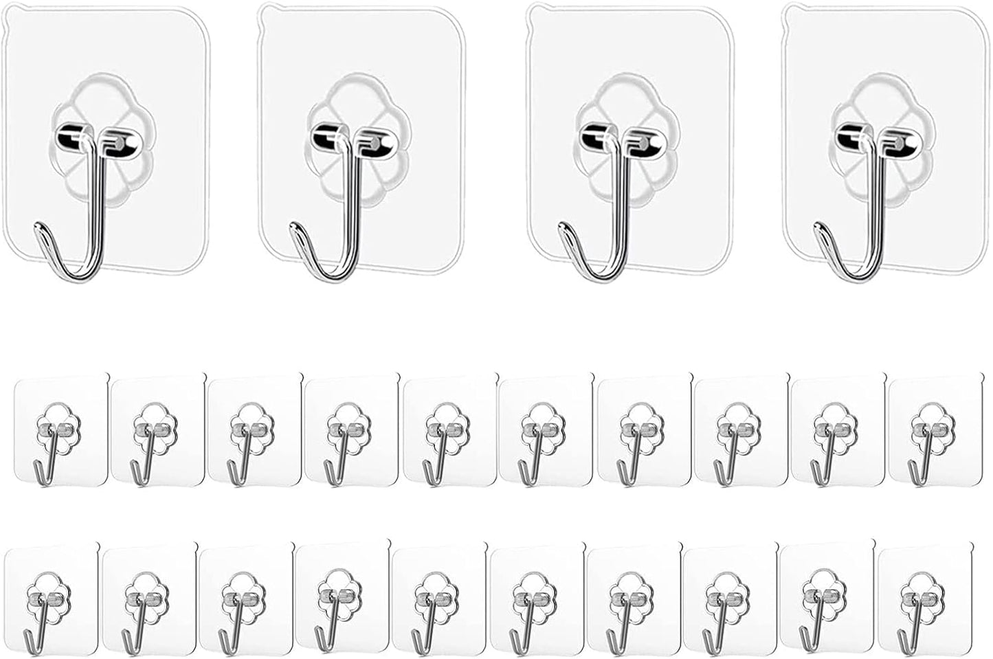 Adhesive_Hooks_Kitchen_Wall_Hooks_-_24_Packs_Heavy_Duty_24lb(Max)_Nail_Free_Transparent,Waterproof,Sticky_Stainless_Hangers_for_Keys,Bathroom,_Shower,_Outdoor,_Kitchen,Door,Home_Improvement,Utility