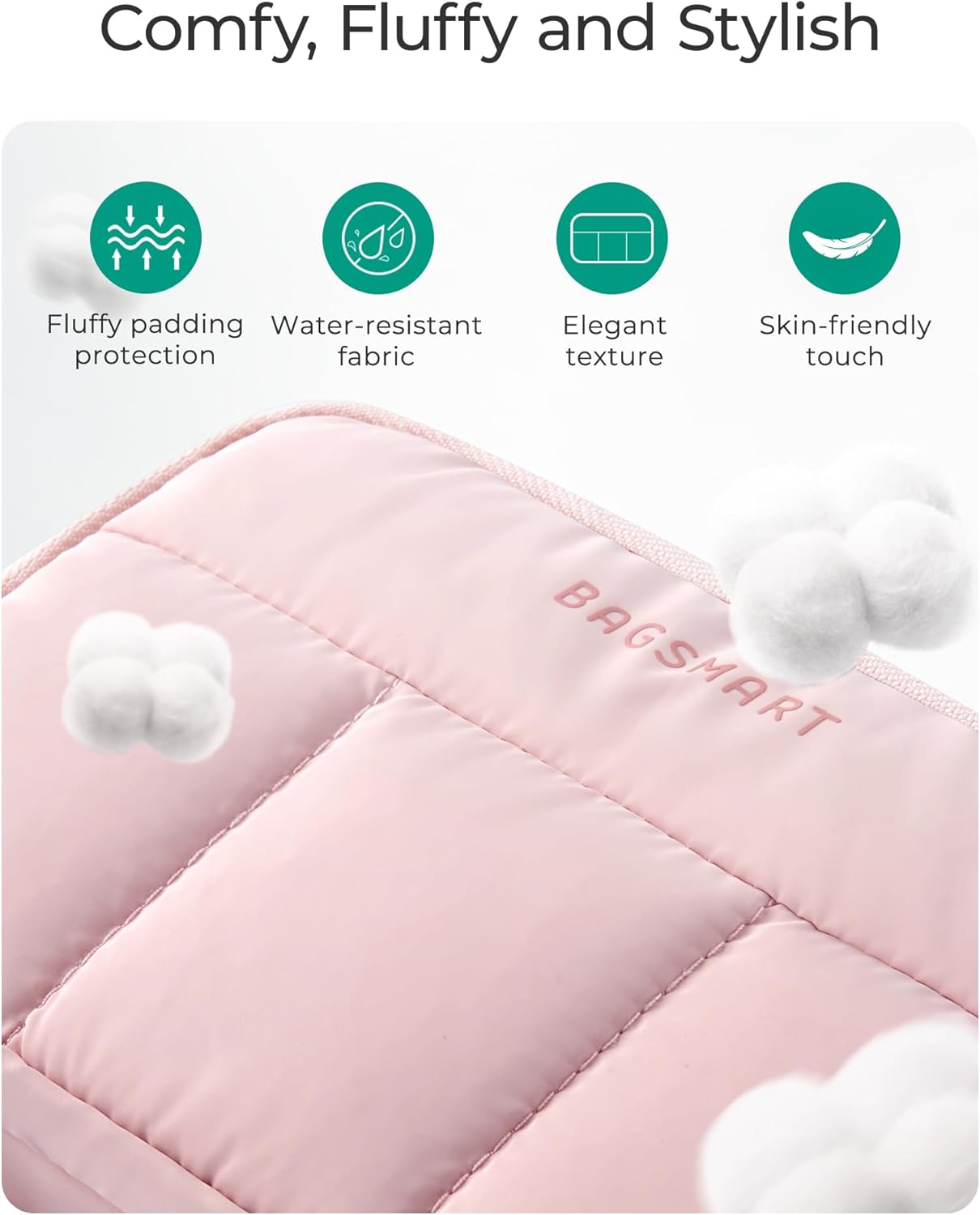 BAGSMART_Electronics_Organizer_Travel_Case,_Cord_Storage_for_Chargers_Cables_Phones,_Compact_Tech_Accessories_Pouch,_Pink