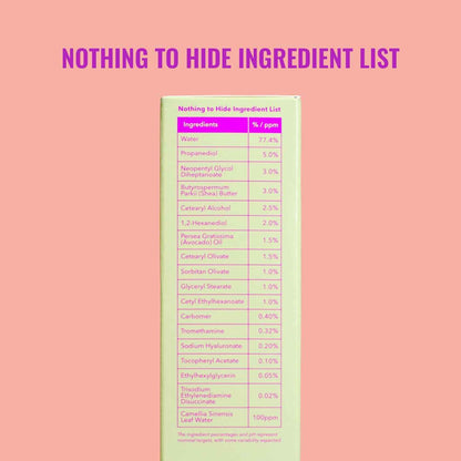 Good Molecules Lightweight Daily Moisturizer Face Cream – Non-Greasy Facial Moisturizer Face Lotion with Shea Butter & Hyaluronic Acid