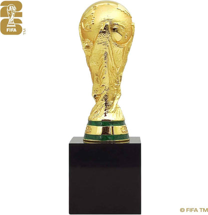Official FIFA World Cup 2026 Edition - 4 Inch 3D Trophy w Acrylic Base - Timeless Collector’s Item Premium Zinc Alloy - FIFA World Cup Trophy Replica Perfect for Desk, Man Cave, Football Memorabilia