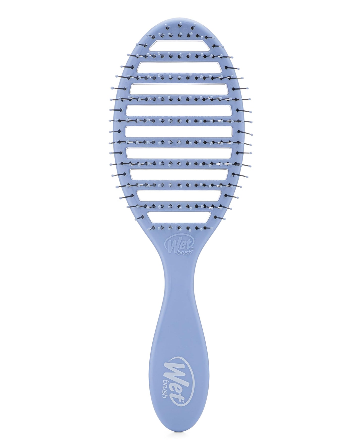 Wet Brush Speed Dry Hair Brush - Sky Blue - Vented Design and Ultra Soft HeatFlex Bristles Are Blow Dry Safe With Ergonomic Handle Manages Tangle and Uncontrollable Hair - Pain-Free