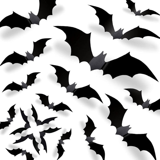 CESOF_Halloween_Bats_Wall_Decor_3D_Bats_Decorations_-_70_Pcs_5_Sizes_Matte_Black_PVC_Reusable_DIY_Bat_Stickers_Vintage_Wall_Decals_for_Home_Decor_Porch_Door_Indoor_Outdoor_Party_Supplies