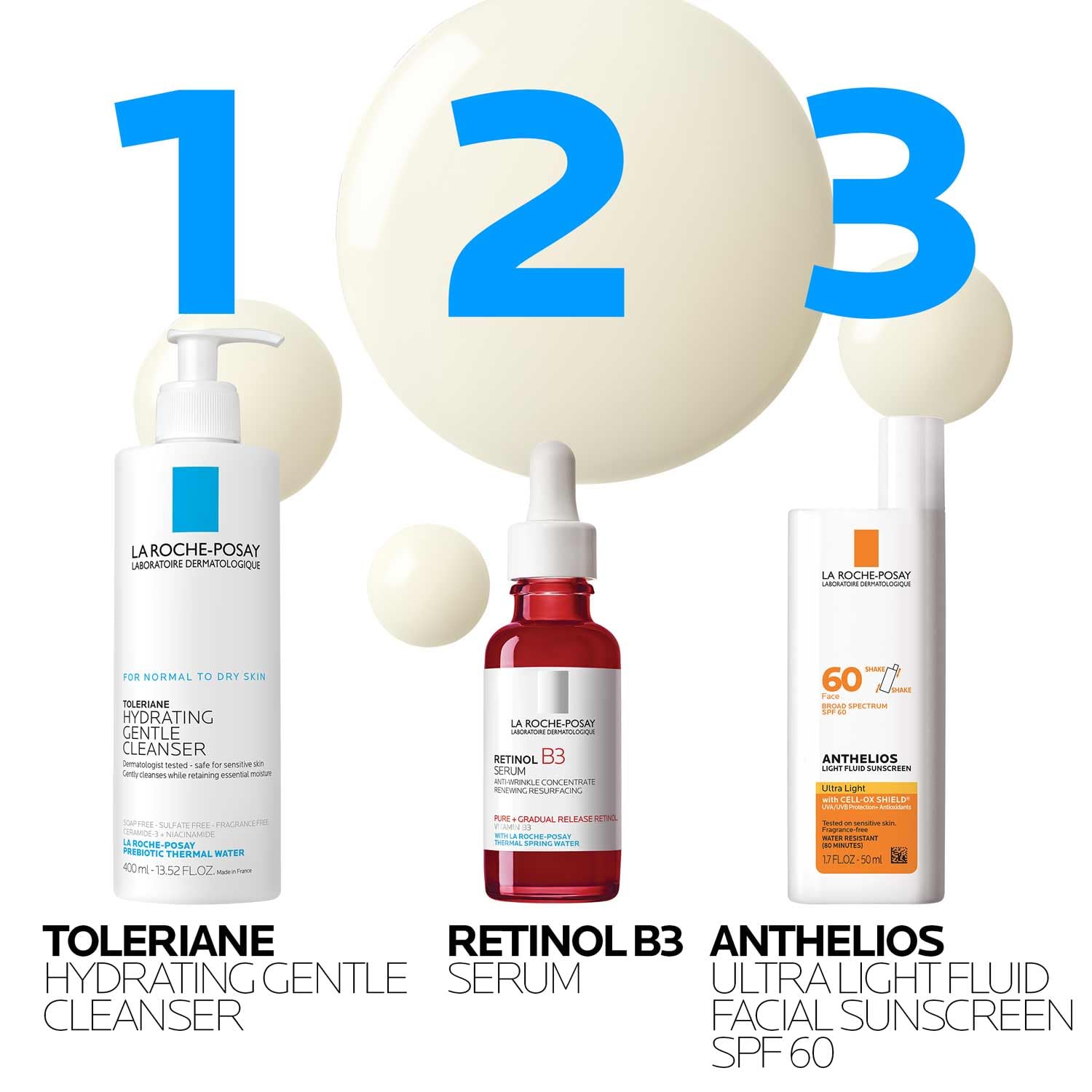 La_Roche-Posay_Pure_Retinol_Face_Serum_with_Niacinamide_(Vitamin_B3)_&_Hyaluronic_Acid_|_Gentle_Anti-Aging_Retinol_Serum_for_Fine_Lines_&_Wrinkles_|_Dermatologist_Tested_for_Sensitive_Skin,_1.0_fl_oz