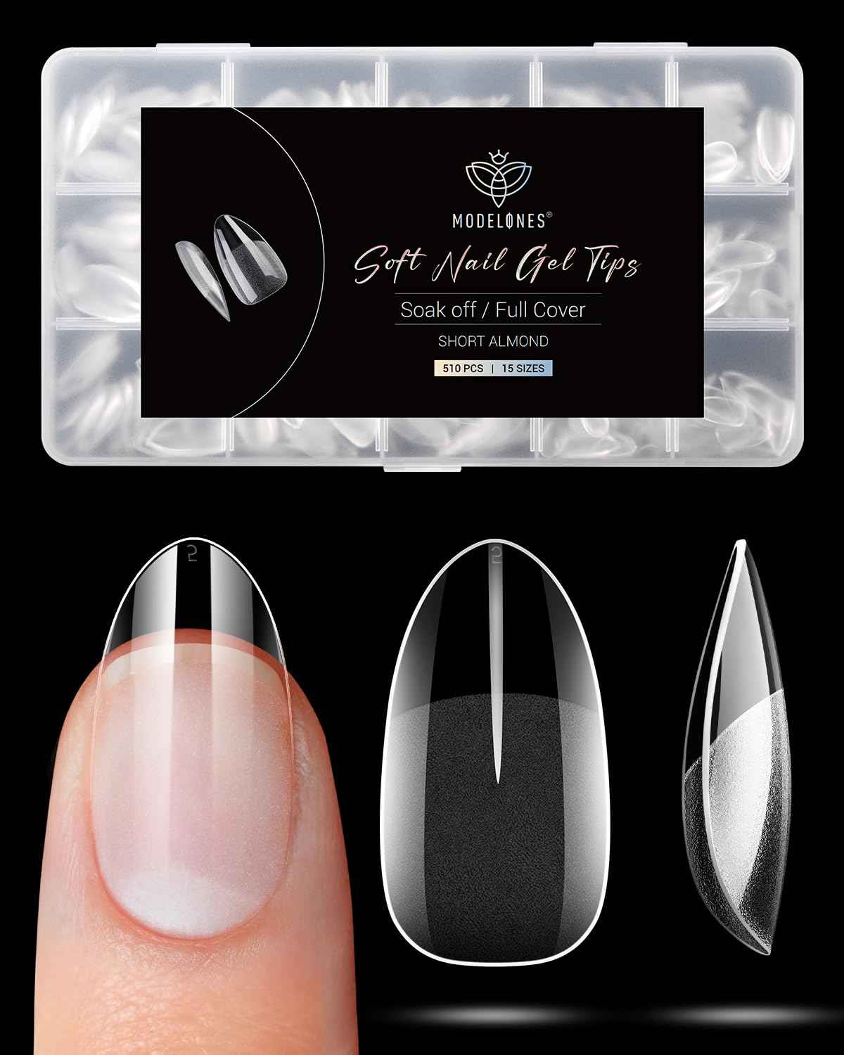 modelones Gel Top Coat, 15 ml 2026 Upgrade Super Shiny Base and Top Coat Set, Soak Off Nail Lamp Acid Free No Wipe Clear Base Top Gel Nail Polish