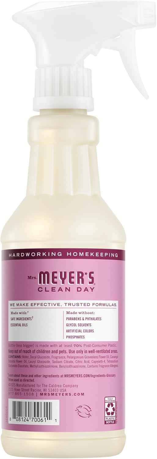 MRS. MEYER'S CLEAN DAY Multi-Surface Everyday Cleaner, Peony Scent, 16 Fl Oz Bottle