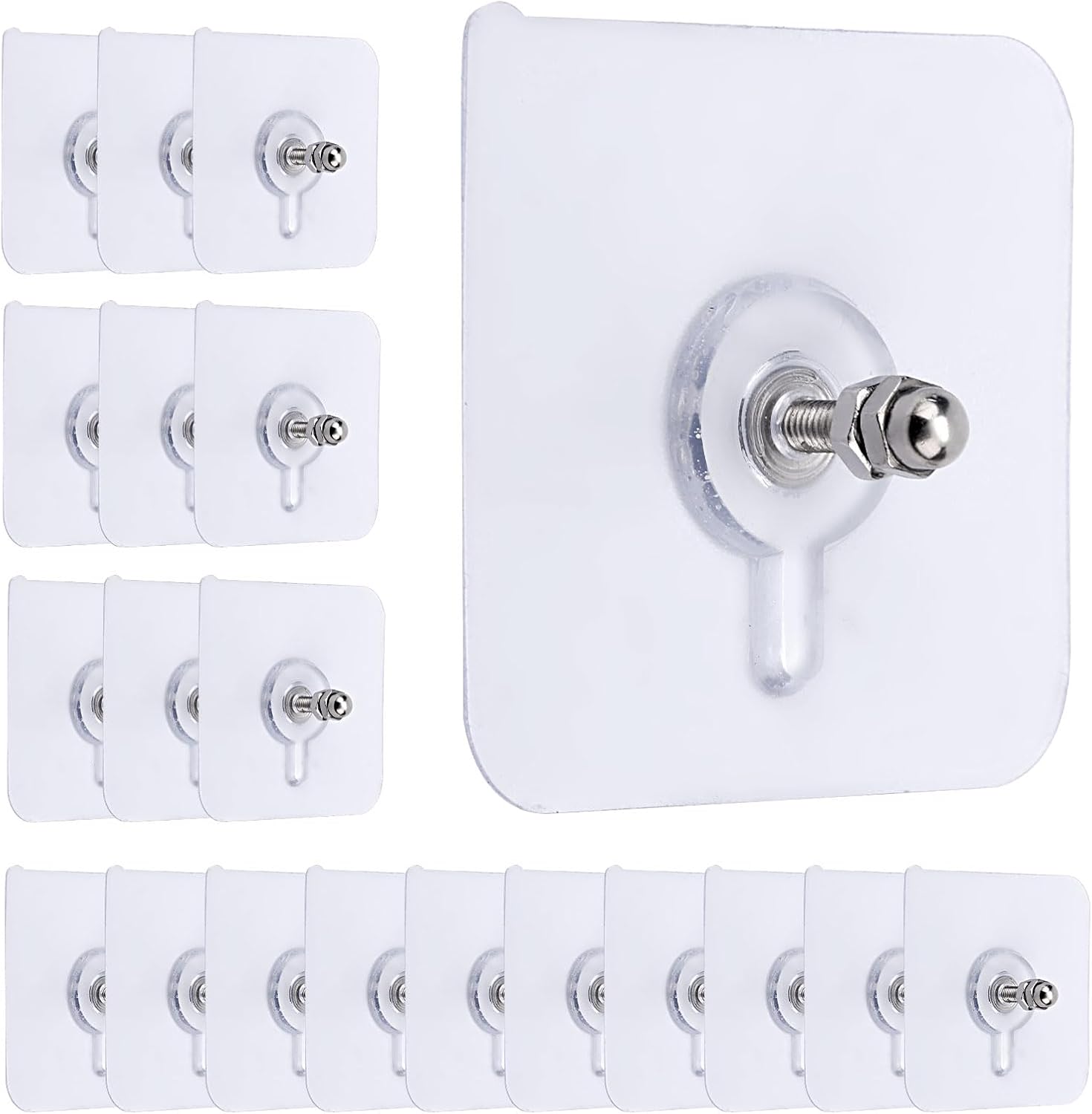 20pcs_Self_Adhesive_Picture_Hooks,_Heavy_Duty_26.5_lbs_Load-Bearing_Picture_Hangers_Without_Nails_Waterproof_Wall_Hooks_for_Bathroom_Kitchen_Office_(Transparent)