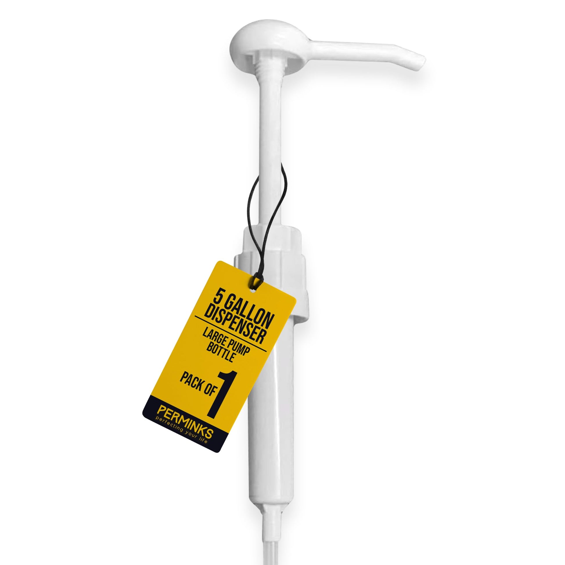 5 Gallon Pump Dispenser - Pump for 5 Gallon Bucket, Jug, Bottle, Large Container - Great for Shampoo &amp;amp; Conditioner, Laundry Detergent, Snow Cone Syrup, Bleach Liquid, Oil &amp;amp; More (Pack of 1)