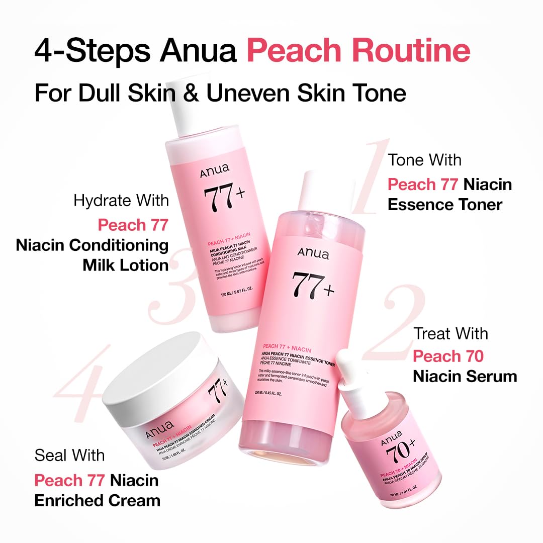 ANUA_Peach_Niacinamide_Cream,_Hydrating_Face_Moisturizer_with_Collagen,_Vitamin_B12,_Ceramide_&_Panthenol,_Barrier_Repair_for_Dry_Skin,_Glowing_Glass_Skin,_Korean_Skincare,_1.69_fl.oz.