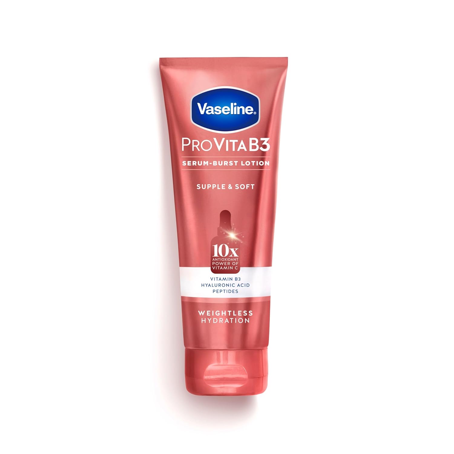 Vaseline_Pro_VitaB3_Serum_Burst_Lotion_Supple_&_Soft_Healthy,_Hydrated_Skin,_Lightweight_10x_Antioxidant_Power_of_Vitamin_C_with_Vitamin_B3,_Hyaluronic_Acid_&_Peptides,_7.5_fl_oz