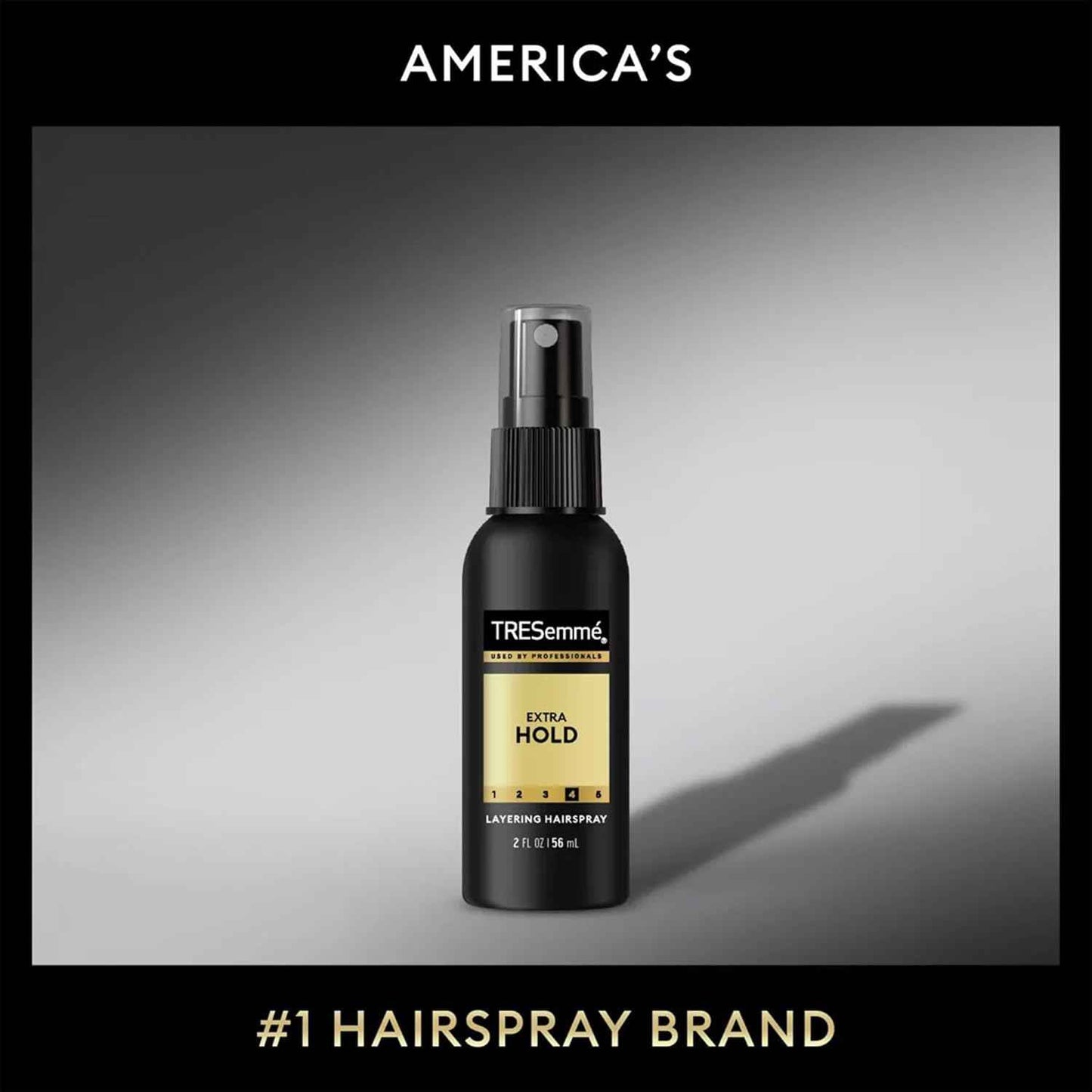 TRESemmé Travel Hairspray, Extra Hold,  Non-Aerosol Hair Spray for Layering, Anti-Humidity, Anti-Frizz Hair Products