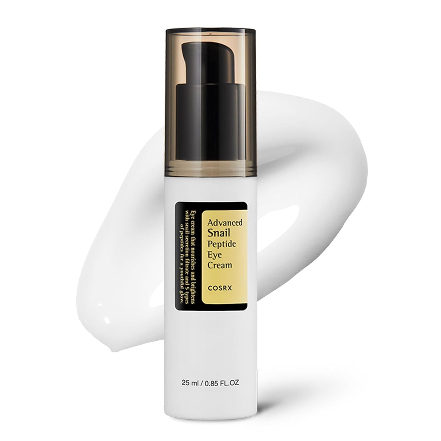 COSRX_Snail_Mucin_Peptide_Under_Eye_Cream,_0.84_fl_oz,_73.7%_Snail_Mucin_and_Niacinamide,_Eye_Care,_Eye_Cream_Anti_Aging,_Dark_Circles,_Korean_Skin_Care