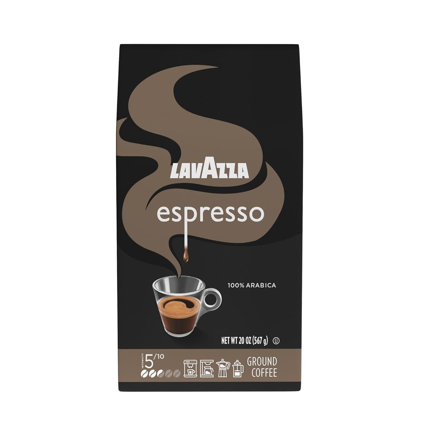 Lavazza_Espresso_Ground_Coffee,_Medium_Roast,_100%_Arabica,_20_oz_Bag_(Pack_of_1)