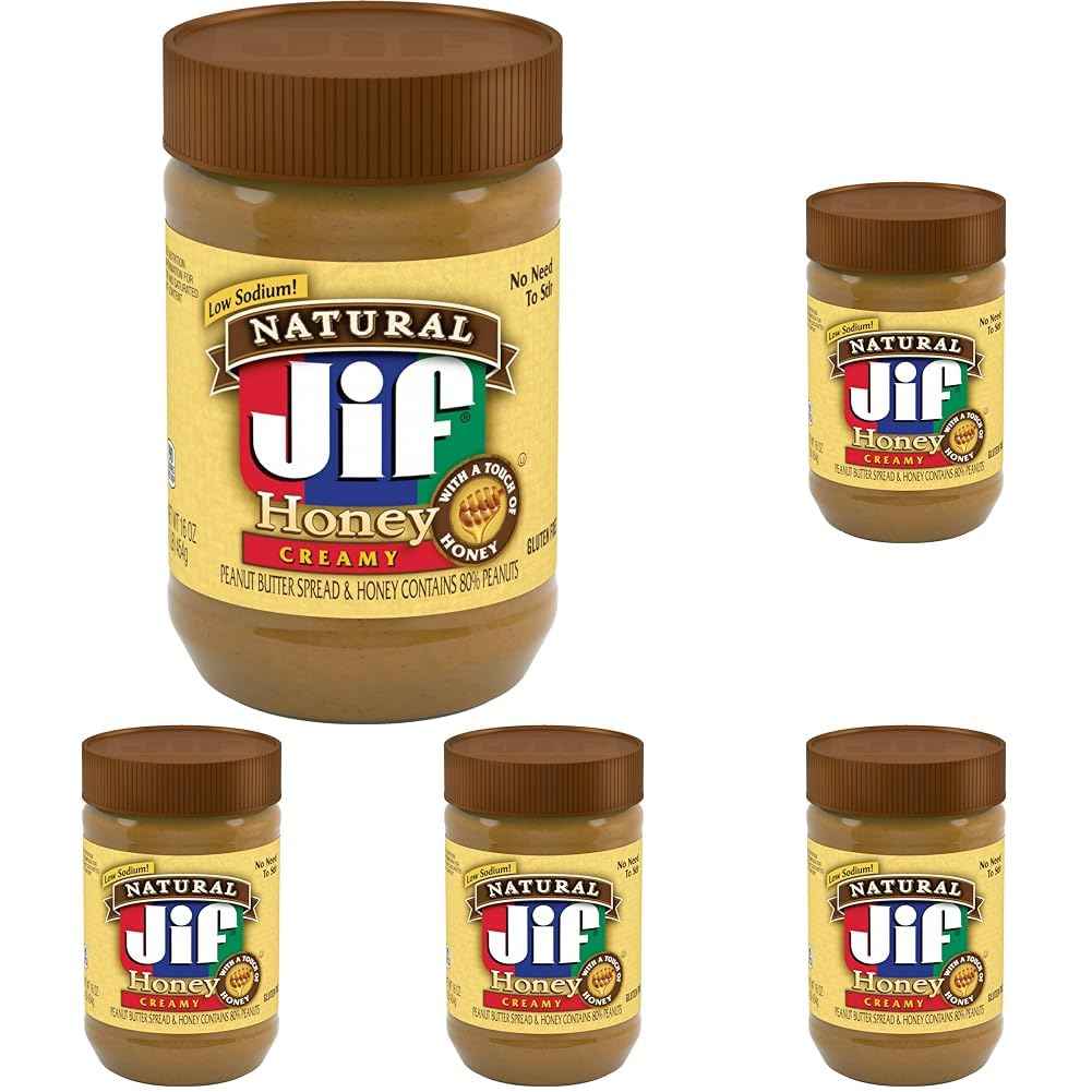Jif Natural Creamy/ Natural Creamy with Honey/ Natural Crunchy