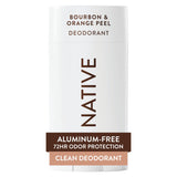 Native Deodorant Contains Naturally Derived Ingredients, 72 Hour Odor Control, Deodorant for Women and Men, Aluminum Free, Bourbon & Orange Peel 2.65oz