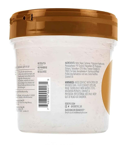 Eco Style Coconut Oil Styling Gel - Adds Luster and Moisturizes Hair - Weightless Styling and Superior Hold - Prevents Breakage and Split Ends - Promotes Scalp Health - Ideal for all Hair