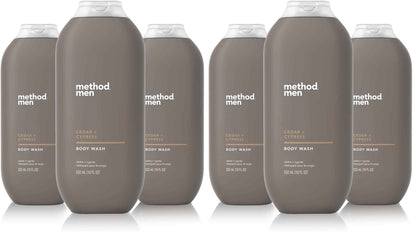Method Men Body Wash, Paraben and Phthalate Free, Quick-Lathering Cleansers, Cruelty Free