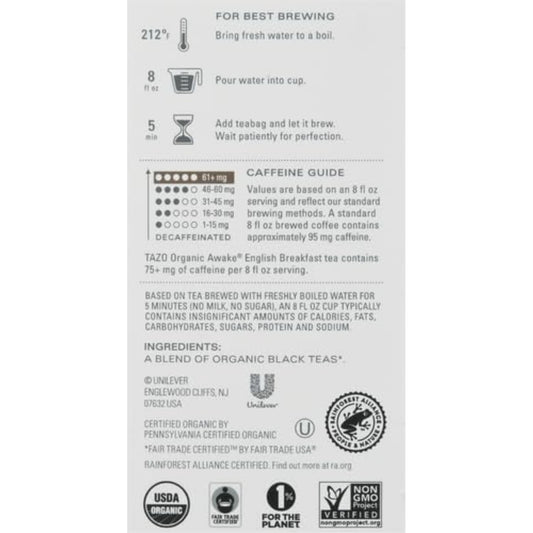 TAZO_Organic_Awake_English_Breakfast_Black_Tea,_Black_tea_with_Caffeine,_16_Total_Bags