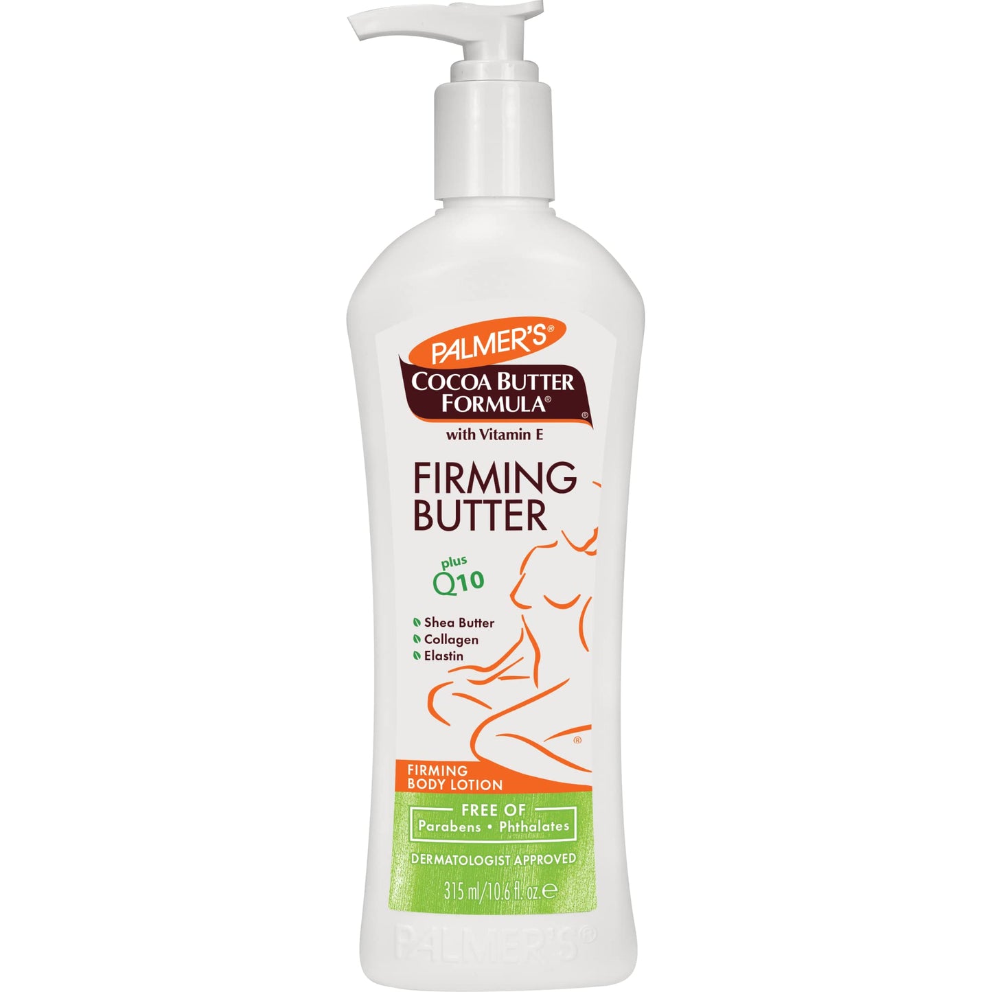 Palmer&amp;#39;s Cocoa Butter Formula with Vitamin E + Q10 Firming Butter Body Lotion, Postpartum Essentials Skin Care, Shea Butter, Collagen and Elastin, 10.6 Fl Oz