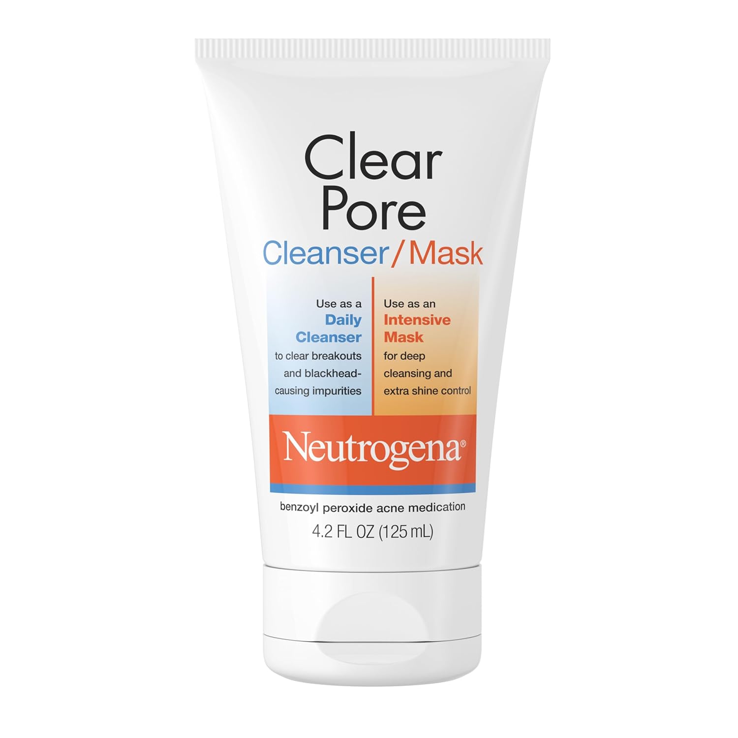 Neutrogena_Clear_Pore_2_in_1_Facial_Cleanser/Face_Mask_with_Kaolin_&_Bentonite_Clay_&_3.5%_Benzoyl_Peroxide_Acne_Treatment_Medication,_Daily_Face_Wash_&_Shine_Control_Clay_Mask,_4.2_fl._oz,_3_Pack
