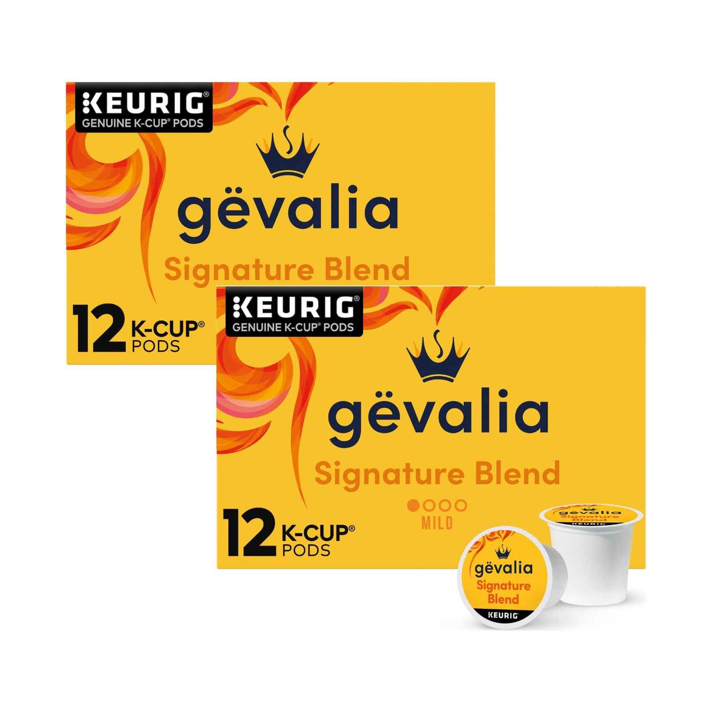 Gevalia Blend Mild Light Roast K-Cup Coffee Pods