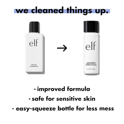 e.l.f._Clean_Queen_Liquid_Brush_&_Sponge_Cleaner,_Gentle_Foaming_Cleaner_For_Removing_Leftover_Makeup,_Dirt_&_Grime,_Vegan_&_Cruelty-Free,_4.1_oz