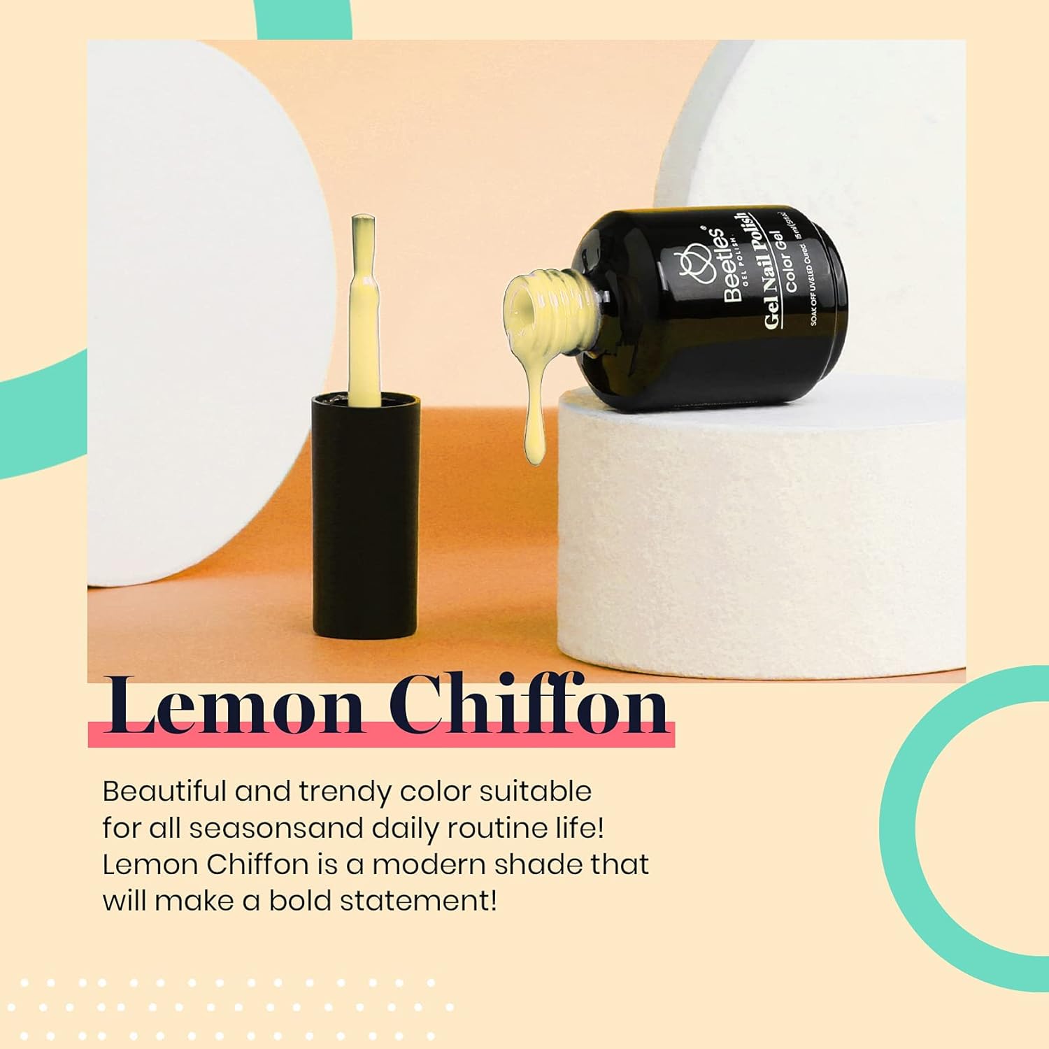 Beetles_Yellow_Gel_Polish_-_Lemon_Chiffon_15ML/0.51Fl_Oz,_Pastel_Yellow_Gel_Nail_Polish,_Soak_Off_UV_LED_Lamp_Pastel_Nails_Art,_Long-Lasting_Manicure_Salon_DIY_Home_Easter_Spring_Nails
