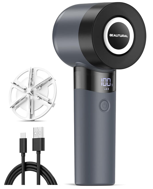 BEAUTURAL_Fabric_Shaver_and_Lint_Remover,_Rechargeable_Electric_Sweater_Shaver_with_3_Speeds,_6_Leaf_Blades_and_LED_Display,_Portable_Pilling_Remover_for_Clothes,_Furniture,_Blankets,_Blue