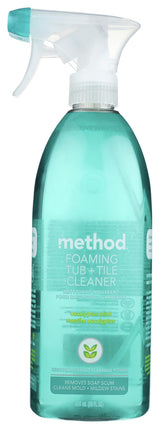 Method Foaming TUB+TILE CLEANER, Eucalyptus Mint, 28 Ounce