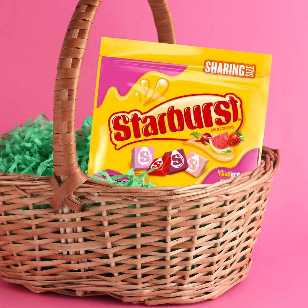 STARBURST FaveREDS Fruit Chews Candy, Chewy Candy, 15.6 oz Sharing Size Bag