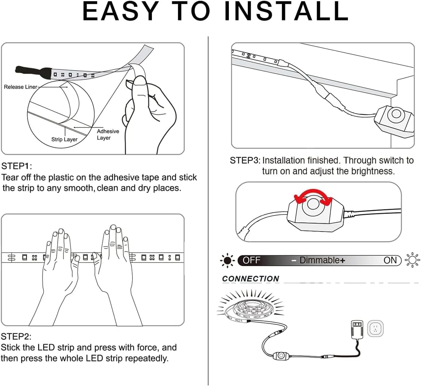 DAYBETTER_Daylight_White/Warm_White_LED_Strip_Light,_16.4FT/20ft/40FT_Dimmable_Bright_Rope_Lighting,_6500K_24V_Strips,_360_LEDs_2835_Tape_Lights_for_Bedroom,_Kitchen,_Mirror,_Home_Decoration