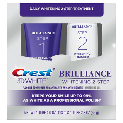 Crest_3D_White_Brilliance_2_Step_Kit,_Crest_3D_White_Toothpaste,_Deep_Clean_Toothpaste_(4oz)_+_Teeth_Whitening_Gel_(2.3oz)