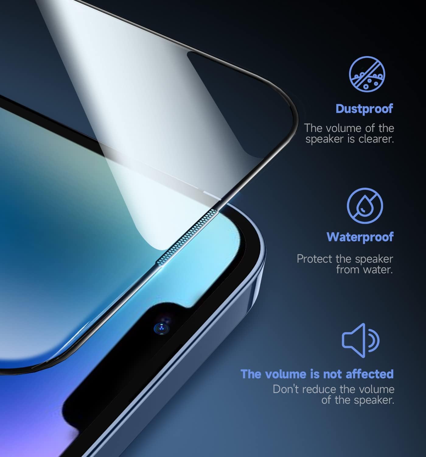 MAGIC_JOHN_2_Pack_for_iPhone_13/14&_iPhone_13_Pro_6.1_inch_Tempered_Glass_Screen_Protector,_Auto_Dust-Elimination,_Bubble_Free,_HD_Clear,_Easy_Installation